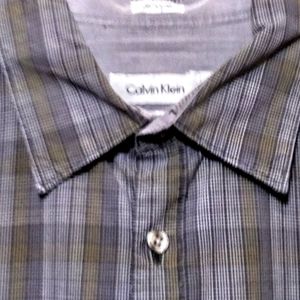 Men's Calvin Klein Plaid button down